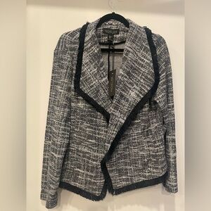 Rachel Zoe Women's Tweed Throw On Blazer New With Tags Size XL